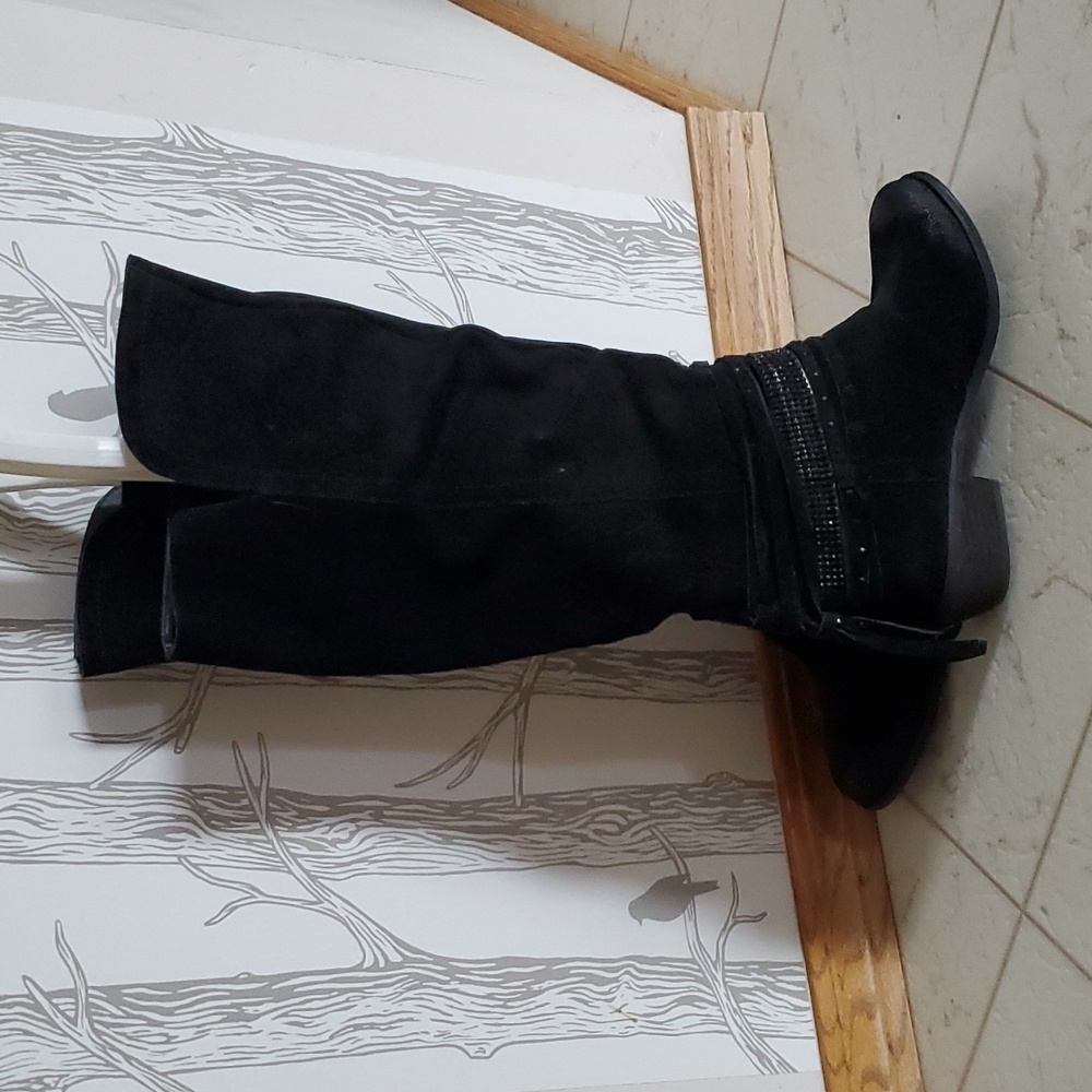 Naughty Monkey Black Suede Boots - Picture 4 of 5
